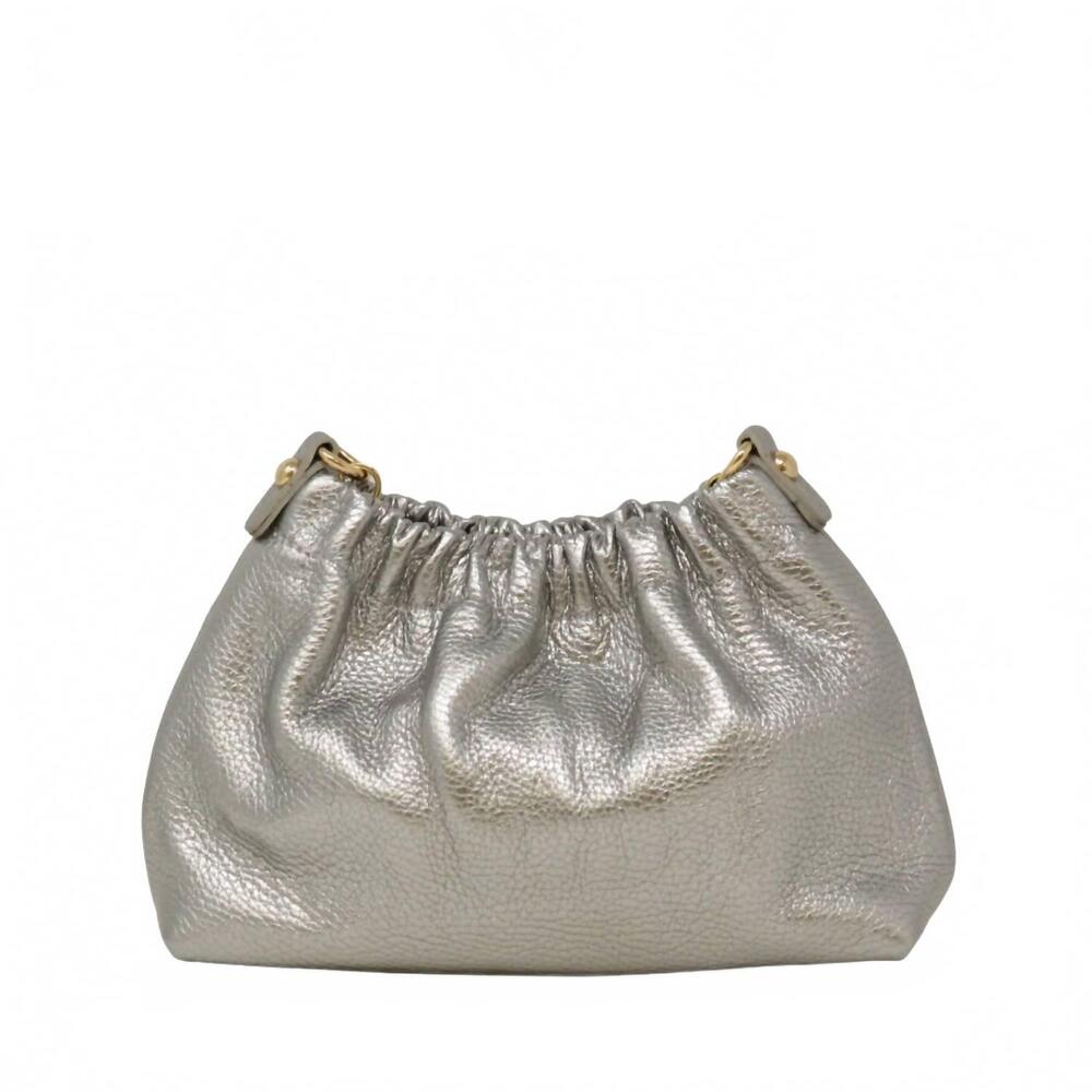 NEW GERMAN FUENTES kerry crossbody clutch in pewter